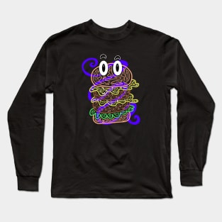 Burger Monster Long Sleeve T-Shirt